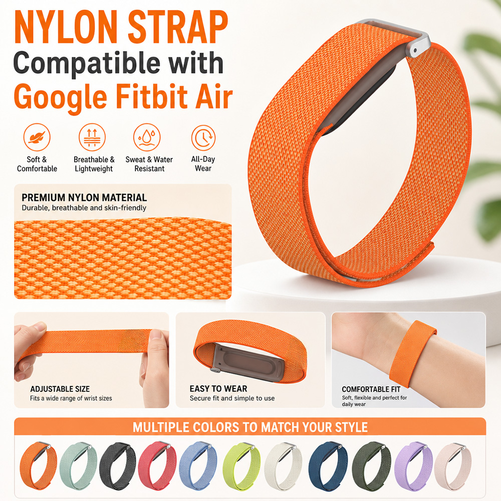 Outdoor Adventure Watches - Woven Nylon Watch Strap for Google