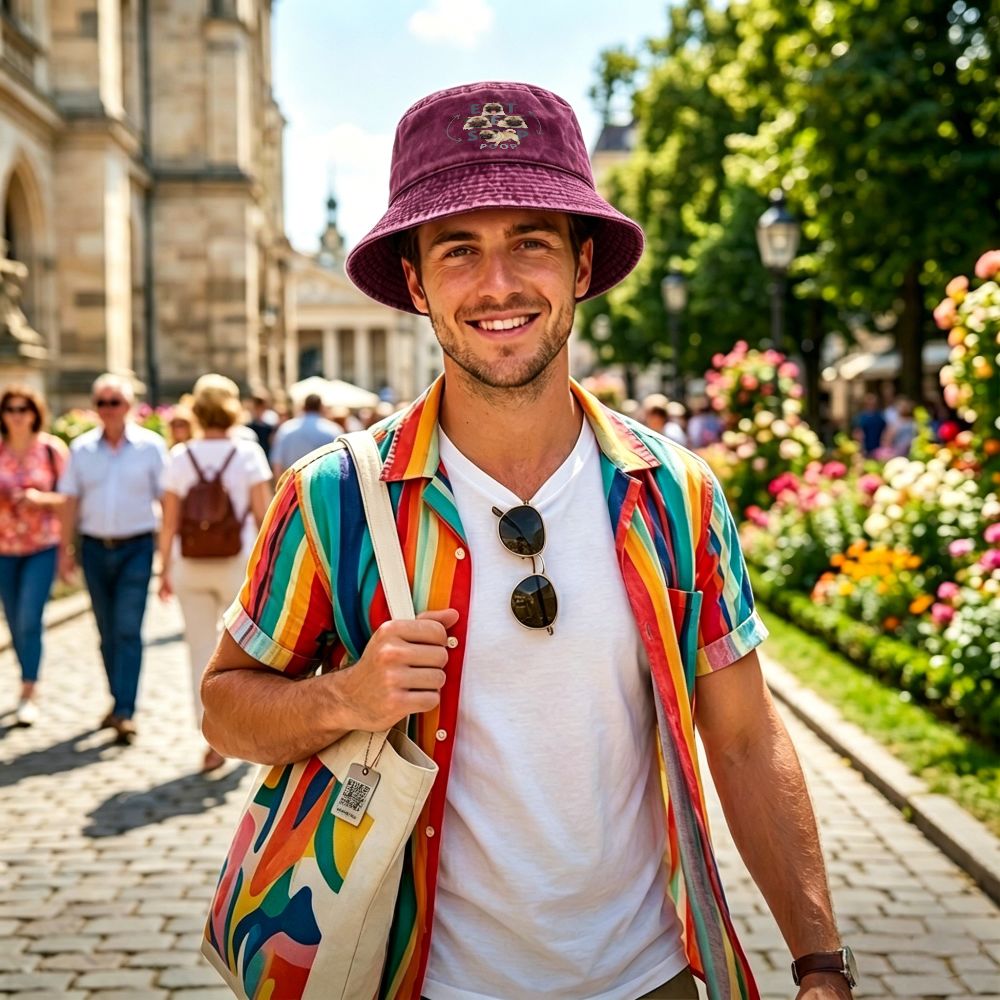 1pc Vintage Washed Bucket Hat  - đánh giá và giá Outdoor Adventure Festival
