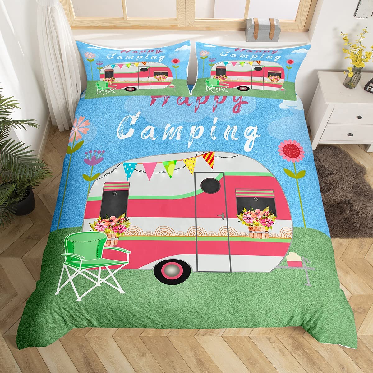 Happy Camping Duvet Cover Camp - đánh giá và giá Outdoor Adventure Quilt