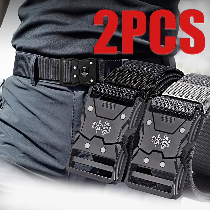 2pcs Fashion Men's Canvas Belt - đánh giá và giá Outdoor Youth Adventure