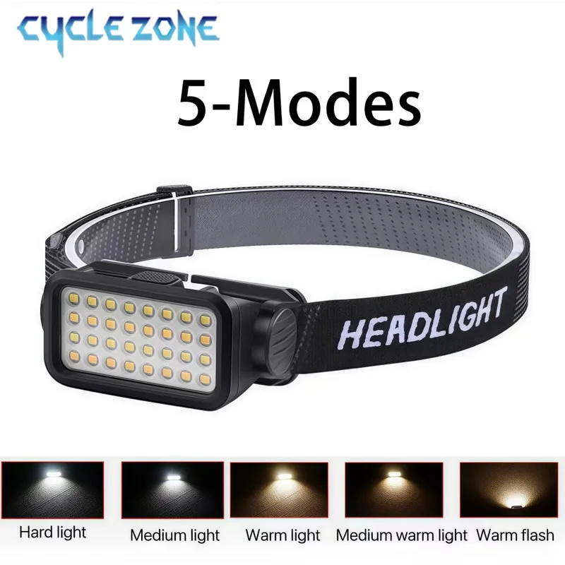 Rechargeable Headlamp with 32  - đánh giá và giá Outdoor Adventure At