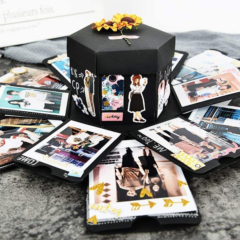 Photo Album Box DIY Scrapbook  - đánh giá và giá Outdoor Adventure Box