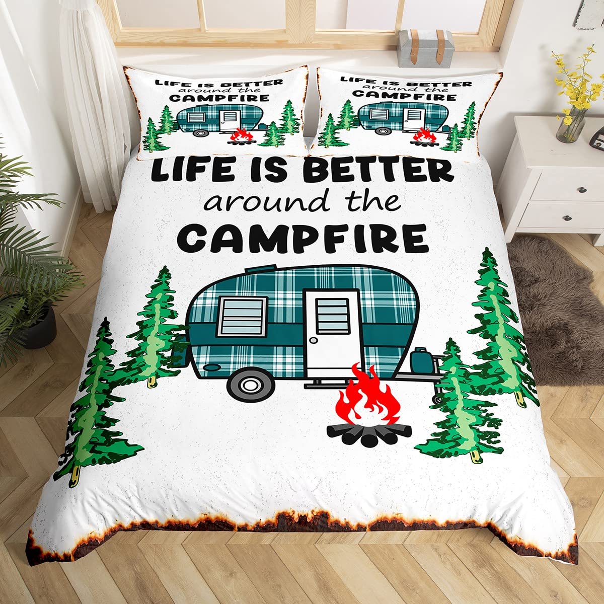 Happy Camping Duvet Cover Camp - đánh giá và giá Outdoor Adventure Quilt