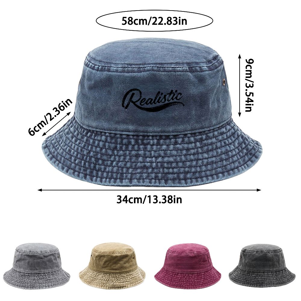 1pc Vintage Washed Bucket Hat  - đánh giá và giá Outdoor Adventure Festival