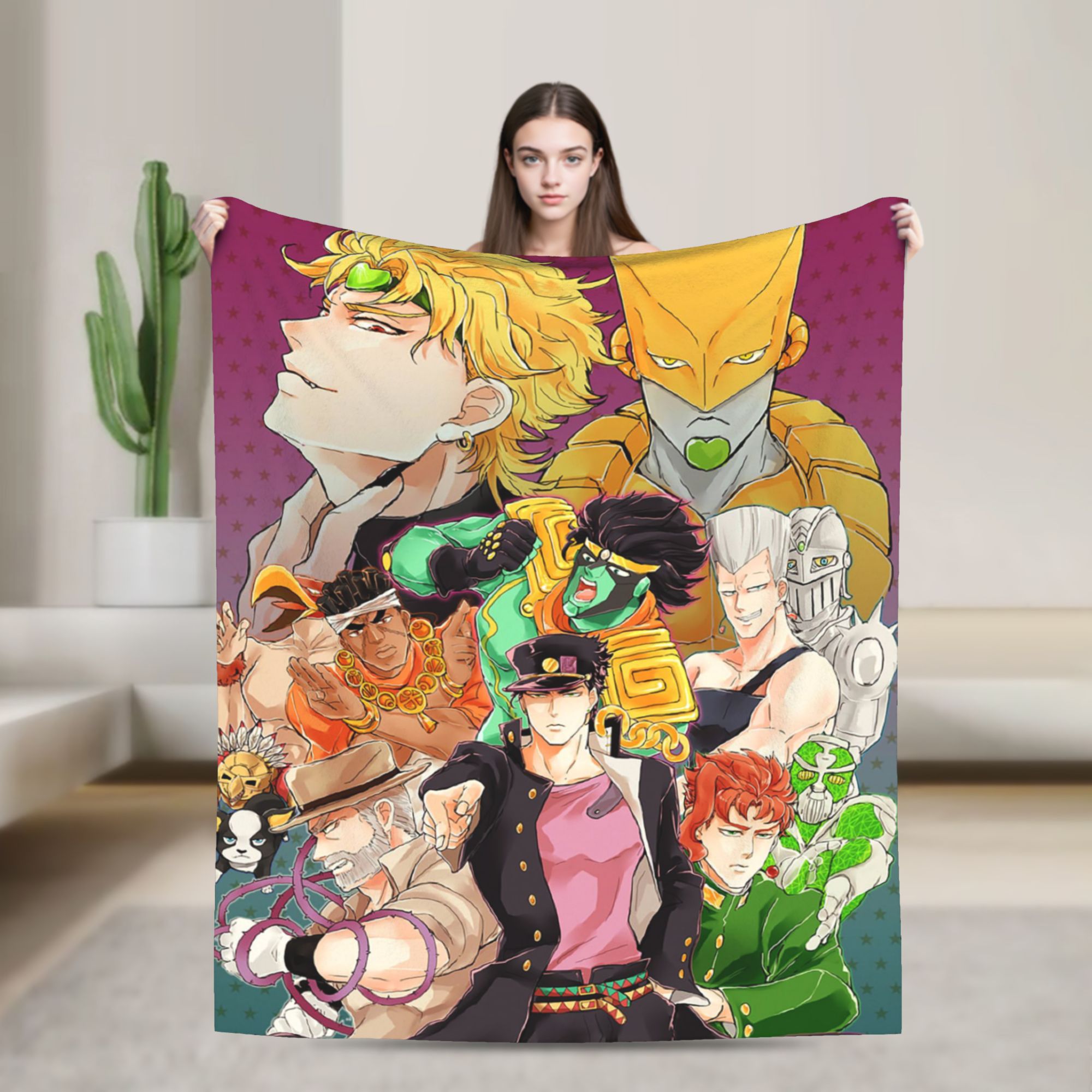 Joseph Joestar Kujo Jotaro Dio - đánh giá và giá Outdoor Adventure Quilt