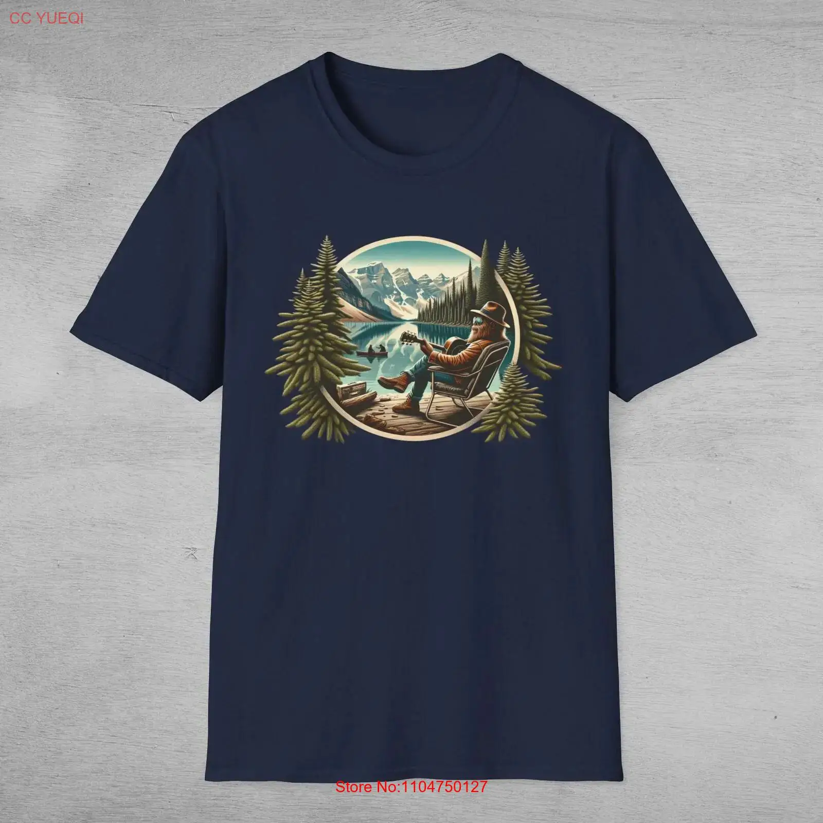 Bigfoot at the Lake T Shirt Sa - đánh giá và giá Outdoor Adventure At