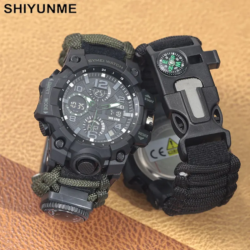 SHIYUNME Outdoor Survival Men  - đánh giá và giá Outdoor Adventure Watches