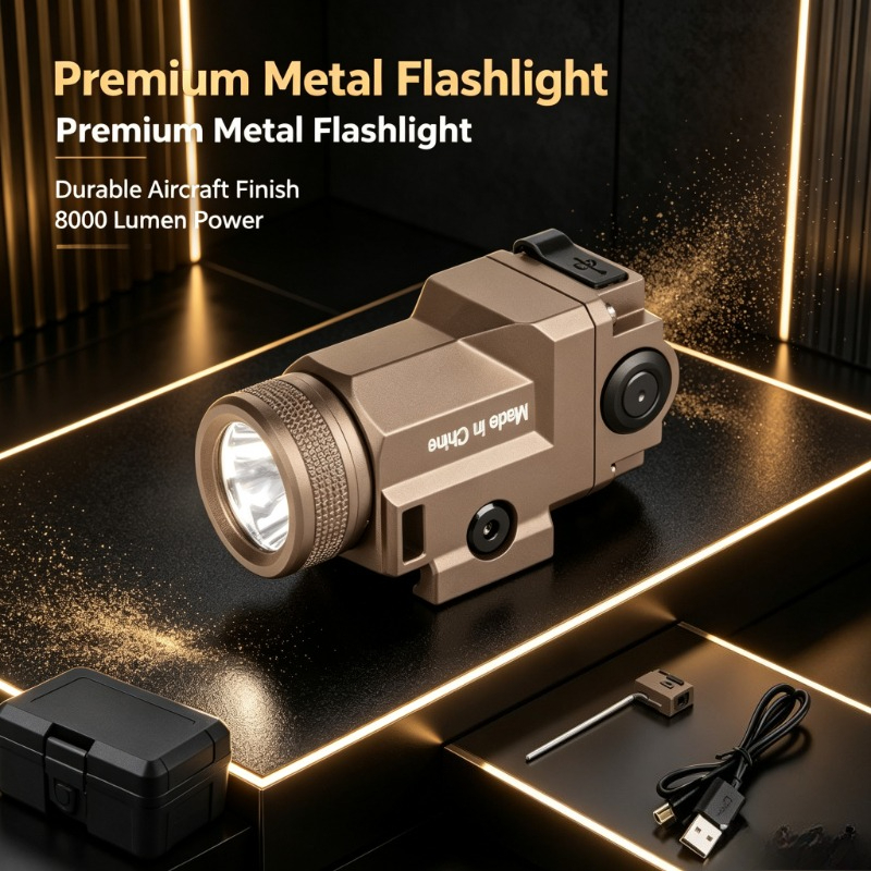 20mm Rail‑Fitted Metal LED Fla - đánh giá và giá Outdoor Adventure Hobbies