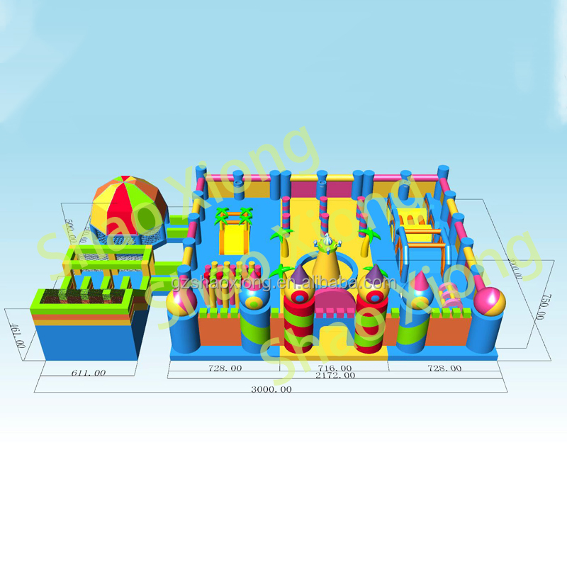 Commercial Inflatable Trampoli - đánh giá và giá Outdoor Adventure Course