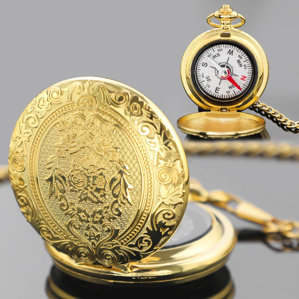 Retro Golden Design Compass Po - đánh giá và giá Outdoor Adventure Watches